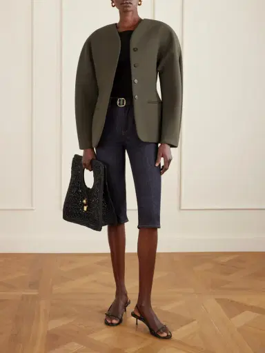 Jacquemus Denim Slim-leg Capri Pants | Thumbnail 2 Jacquemus Denim Slim-leg Capri Pants | Thumbnail 2
