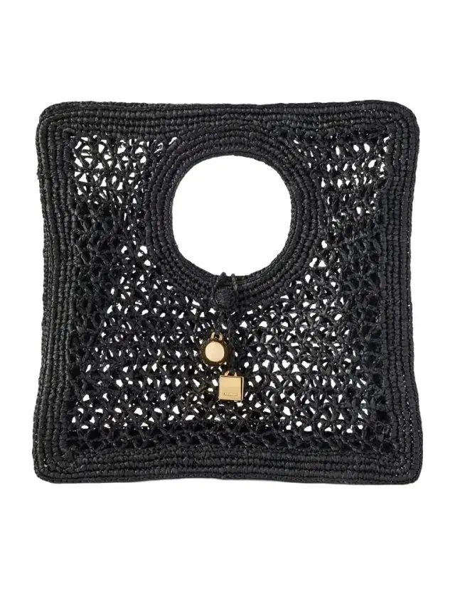 Le Petit Carre Spiaggia Raffia Tote Le Petit Carre Spiaggia Raffia Tote