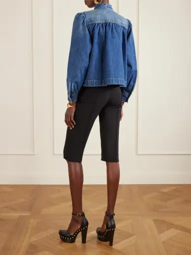 Chloé Embellished Organic Denim Jacket | Thumbnail 3 Chloé Embellished Organic Denim Jacket | Thumbnail 3