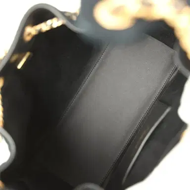 Chanel Chanel Small 25 Hobo Bag Black Suede Antique Gold Hardware | Thumbnail 8 Chanel Chanel Small 25 Hobo Bag Black Suede Antique Gold Hardware | Thumbnail 8