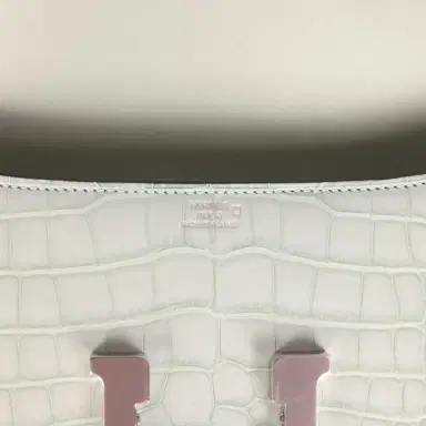 HERMÈS Hermes Constance Elan Vert D'Eau Matte Alligator Palladium Hardware | Thumbnail 8 HERMÈS Hermes Constance Elan Vert D'Eau Matte Alligator Palladium Hardware | Thumbnail 8