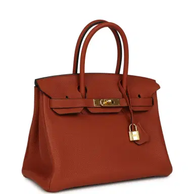 HERMÈS Pre-owned Hermes Birkin 30 Cuivre Togo Gold Hardware | Thumbnail 2 HERMÈS Pre-owned Hermes Birkin 30 Cuivre Togo Gold Hardware | Thumbnail 2