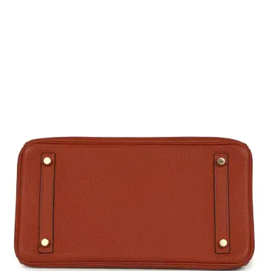 HERMÈS Pre-owned Hermes Birkin 30 Cuivre Togo Gold Hardware | Thumbnail 6 HERMÈS Pre-owned Hermes Birkin 30 Cuivre Togo Gold Hardware | Thumbnail 6
