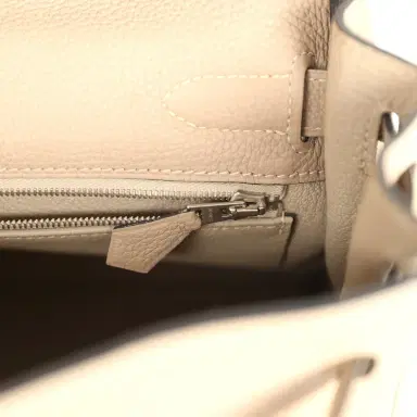 HERMÈS Pre-owned Hermes Kelly Retourne 32 Gris Tourterelle Togo Palladium Hardware | Thumbnail 9 HERMÈS Pre-owned Hermes Kelly Retourne 32 Gris Tourterelle Togo Palladium Hardware | Thumbnail 9