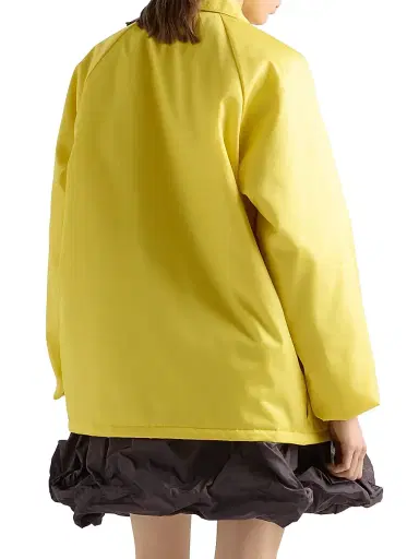 Prada Women's Re-Nylon Blouson Jacket - Yellow | Thumbnail 4 Prada Women's Re-Nylon Blouson Jacket - Yellow | Thumbnail 4