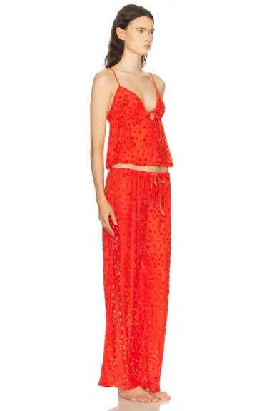 Skims Sheer Velvet Burnout Cami & Pant Set | Thumbnail 2 Skims Sheer Velvet Burnout Cami & Pant Set | Thumbnail 2