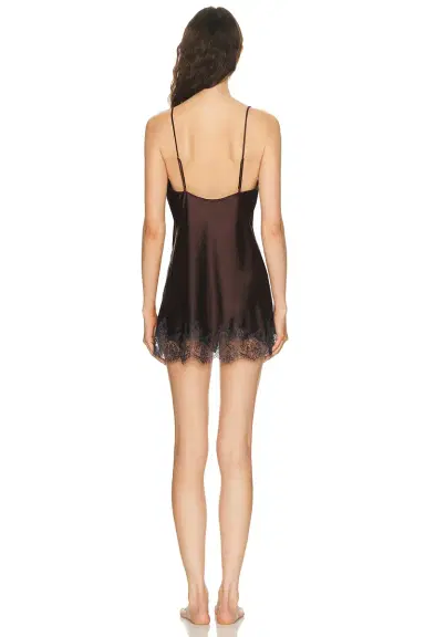 Skims Silk Lace Mini Slip Dress | Thumbnail 3 Skims Silk Lace Mini Slip Dress | Thumbnail 3