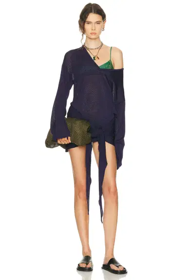 THE ATTICO Wrap Dress | Thumbnail 3 THE ATTICO Wrap Dress | Thumbnail 3