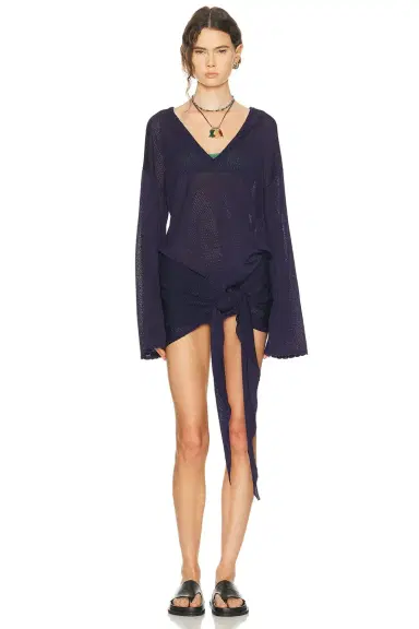 THE ATTICO Wrap Dress | Thumbnail 4 THE ATTICO Wrap Dress | Thumbnail 4