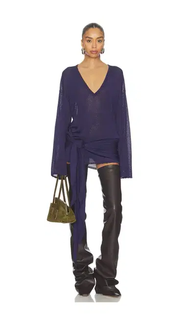 THE ATTICO Wrap Dress | Thumbnail 1 THE ATTICO Wrap Dress | Thumbnail 1