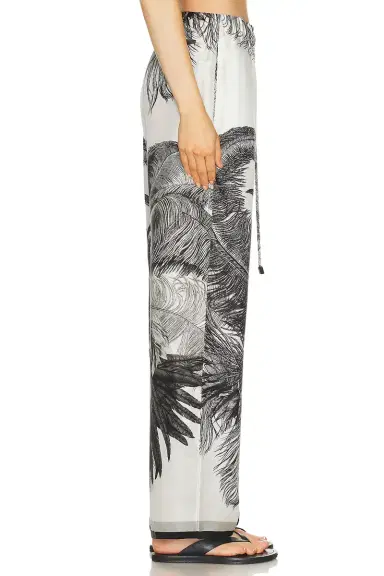 THE ATTICO Feather Print Pant | Thumbnail 4 THE ATTICO Feather Print Pant | Thumbnail 4