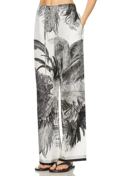 THE ATTICO Feather Print Pant | Thumbnail 5 THE ATTICO Feather Print Pant | Thumbnail 5