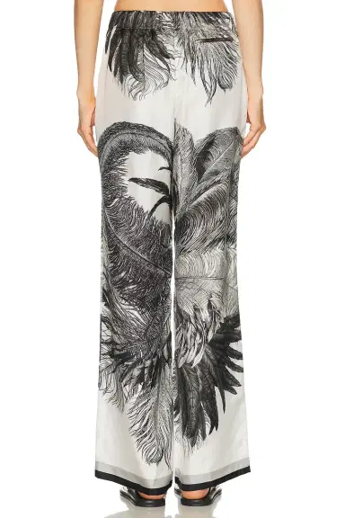 THE ATTICO Feather Print Pant | Thumbnail 6 THE ATTICO Feather Print Pant | Thumbnail 6
