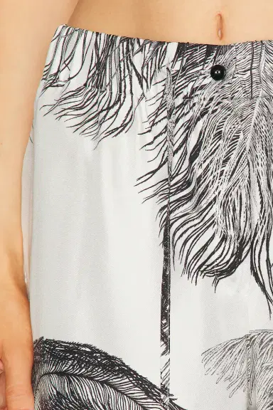 THE ATTICO Feather Print Pant | Thumbnail 8 THE ATTICO Feather Print Pant | Thumbnail 8