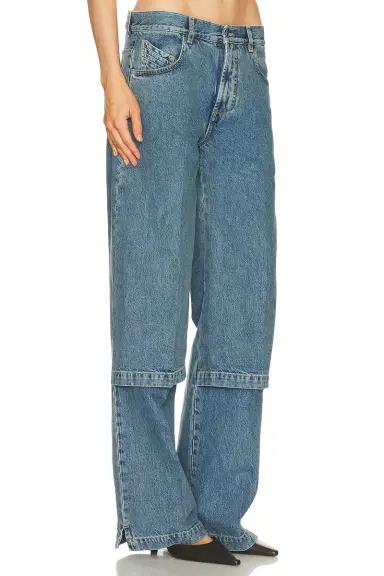 The Attico Tiered Wide Leg | Thumbnail 4 The Attico Tiered Wide Leg | Thumbnail 4