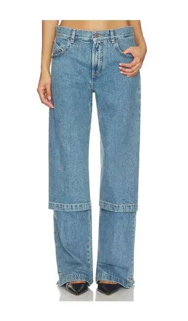 The Attico Tiered Wide Leg | Thumbnail 1 The Attico Tiered Wide Leg | Thumbnail 1