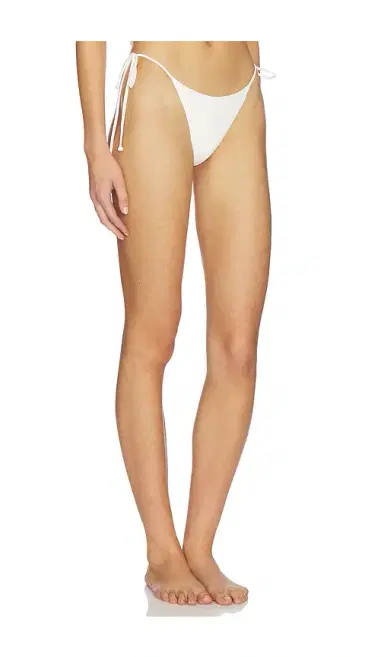 Leslie Amon Pearl White Bikini Botton | Thumbnail 2 Leslie Amon Pearl White Bikini Botton | Thumbnail 2