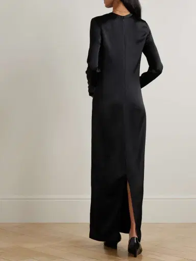 TOTEME Satin Maxi Dress | Thumbnail 3 TOTEME Satin Maxi Dress | Thumbnail 3