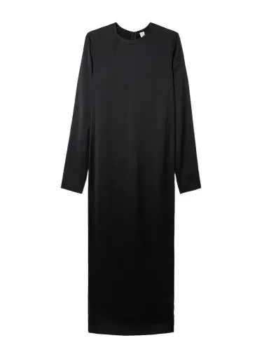 TOTEME Satin Maxi Dress | Thumbnail 1 TOTEME Satin Maxi Dress | Thumbnail 1