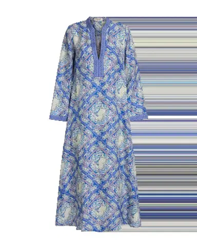 Emporio Sirenuse Jenna Caftan in Meadow Print | Thumbnail 5 Emporio Sirenuse Jenna Caftan in Meadow Print | Thumbnail 5