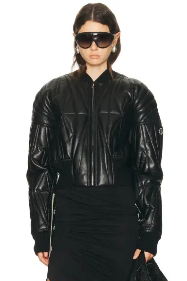 Rick Owens X Moncler Geocamo Cropped Jacket | Thumbnail 1 Rick Owens X Moncler Geocamo Cropped Jacket | Thumbnail 1