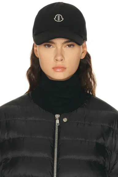 Rick Owens X Moncler Baseball Hat | Thumbnail 2 Rick Owens X Moncler Baseball Hat | Thumbnail 2