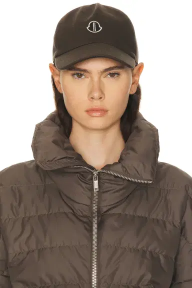 Rick Owens X Moncler Baseball Hat | Thumbnail 2 Rick Owens X Moncler Baseball Hat | Thumbnail 2