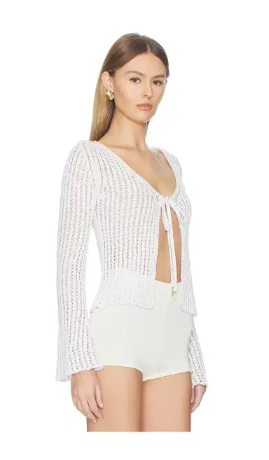 Asta Resort Fernanda Crochet Cardigan | Thumbnail 2 Asta Resort Fernanda Crochet Cardigan | Thumbnail 2