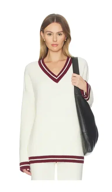 SNDYS Colton Varsity Knit Jumper | Thumbnail 1 SNDYS Colton Varsity Knit Jumper | Thumbnail 1