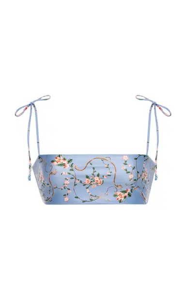 Agua by Agua Bendita Primavera Navegante Bandeau Bikini Top | Thumbnail 9 Agua by Agua Bendita Primavera Navegante Bandeau Bikini Top | Thumbnail 9