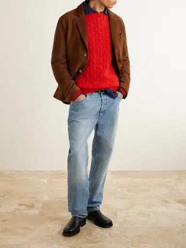 OFFICINE GÉNÉRALE Straight-Leg Organic Jeans - Men | Thumbnail 2 OFFICINE GÉNÉRALE Straight-Leg Organic Jeans - Men | Thumbnail 2