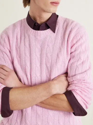 Polo Ralph Lauren Cable-Knit Cashmere Sweater - Men | Thumbnail 5 Polo Ralph Lauren Cable-Knit Cashmere Sweater - Men | Thumbnail 5
