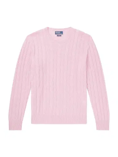 Polo Ralph Lauren Cable-Knit Cashmere Sweater - Men | Thumbnail 1 Polo Ralph Lauren Cable-Knit Cashmere Sweater - Men | Thumbnail 1