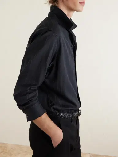 Tom Ford Cotton and Silk-Blend Pyjama Shirt - Men | Thumbnail 5 Tom Ford Cotton and Silk-Blend Pyjama Shirt - Men | Thumbnail 5