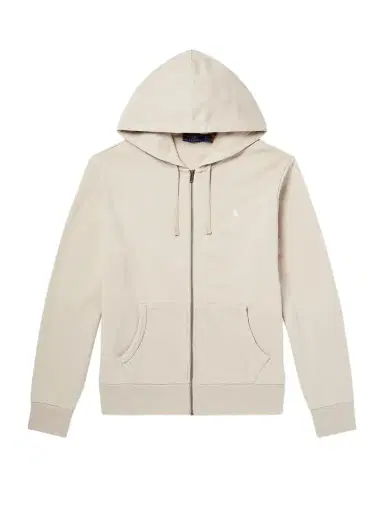 Polo Ralph Lauren Logo-Embroidered Cotton-Jersey Zip-Up Hoodie - Men | Thumbnail 1 Polo Ralph Lauren Logo-Embroidered Cotton-Jersey Zip-Up Hoodie - Men | Thumbnail 1