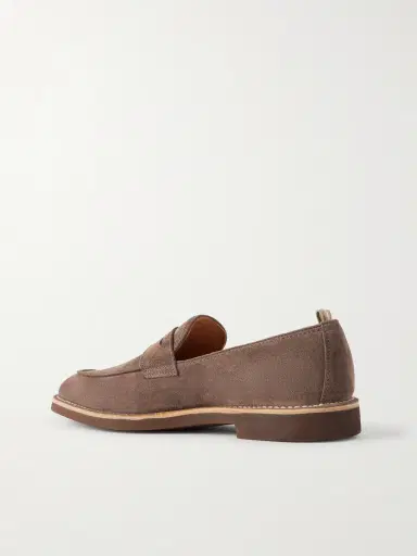 Officine Creative Opera 001 Suede Penny Loafers - Men | Thumbnail 4 Officine Creative Opera 001 Suede Penny Loafers - Men | Thumbnail 4