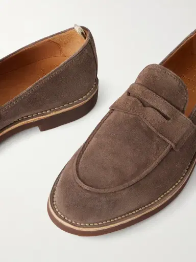 Officine Creative Opera 001 Suede Penny Loafers - Men | Thumbnail 5 Officine Creative Opera 001 Suede Penny Loafers - Men | Thumbnail 5
