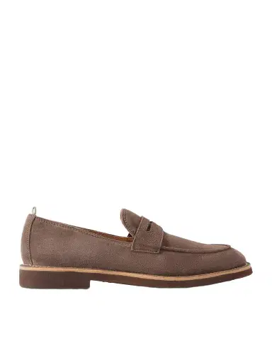 Officine Creative Opera 001 Suede Penny Loafers - Men | Thumbnail 1 Officine Creative Opera 001 Suede Penny Loafers - Men | Thumbnail 1