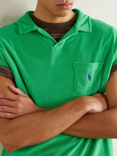Polo Ralph Lauren Logo-Embroidered Cotton-Blend Terry Polo Shirt - Men | Thumbnail 5 Polo Ralph Lauren Logo-Embroidered Cotton-Blend Terry Polo Shirt - Men | Thumbnail 5