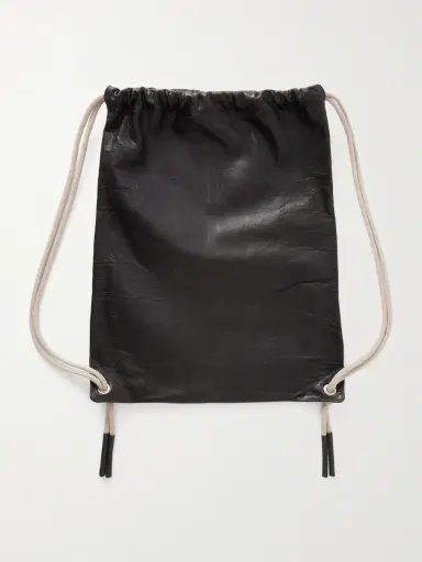 Rick Owens Embellished Leather Drawstring Backpack - Men | Thumbnail 3 Rick Owens Embellished Leather Drawstring Backpack - Men | Thumbnail 3