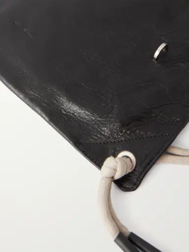 Rick Owens Embellished Leather Drawstring Backpack - Men | Thumbnail 4 Rick Owens Embellished Leather Drawstring Backpack - Men | Thumbnail 4