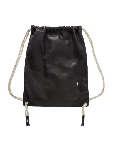 Rick Owens Embellished Leather Drawstring Backpack - Men | Thumbnail 1 Rick Owens Embellished Leather Drawstring Backpack - Men | Thumbnail 1