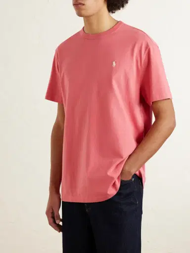 Polo Ralph Lauren Logo-Embroidered Cotton-Jersey T-Shirt - Men | Thumbnail 3 Polo Ralph Lauren Logo-Embroidered Cotton-Jersey T-Shirt - Men | Thumbnail 3