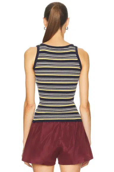Miu Miu Striped Tank Top | Thumbnail 3 Miu Miu Striped Tank Top | Thumbnail 3