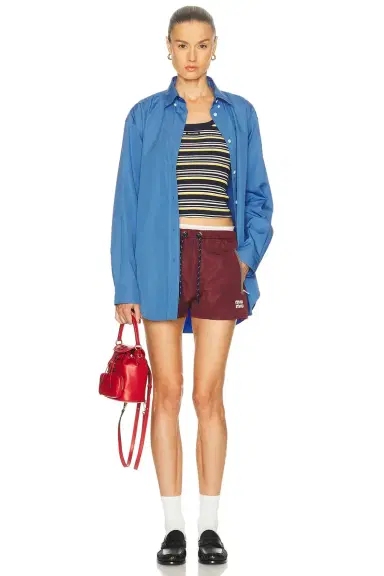 Miu Miu Striped Tank Top | Thumbnail 4 Miu Miu Striped Tank Top | Thumbnail 4