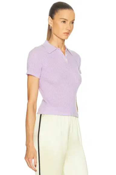 Guest In Residence Shrunken Polo Top | Thumbnail 2 Guest In Residence Shrunken Polo Top | Thumbnail 2