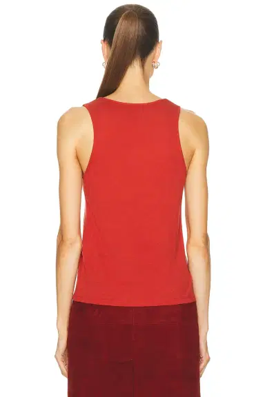 Loulou de Saison Albia Loose Fit U-Neck Tank Top | Thumbnail 3 Loulou de Saison Albia Loose Fit U-Neck Tank Top | Thumbnail 3