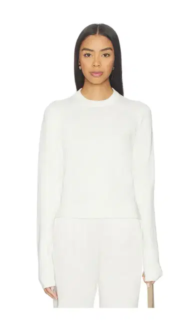 Skims Wool Cashmere Crew Neck Sweater | Thumbnail 1 Skims Wool Cashmere Crew Neck Sweater | Thumbnail 1