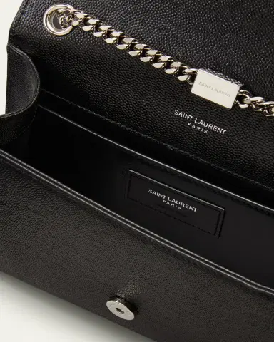 Saint Laurent Kate Small YSL Crossbody Bag in Grained Leather | Thumbnail 8 Saint Laurent Kate Small YSL Crossbody Bag in Grained Leather | Thumbnail 8