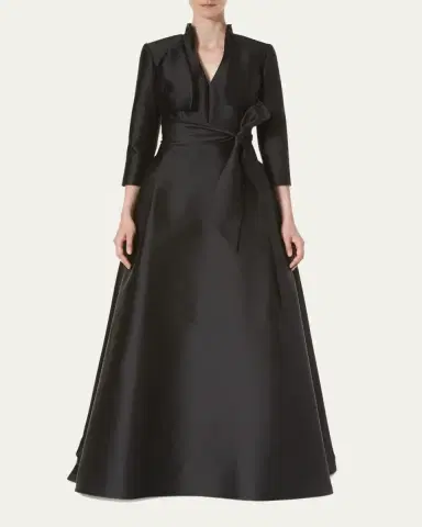 Carolina Herrera Icon Mikado Bolero Jacket | Thumbnail 2 Carolina Herrera Icon Mikado Bolero Jacket | Thumbnail 2